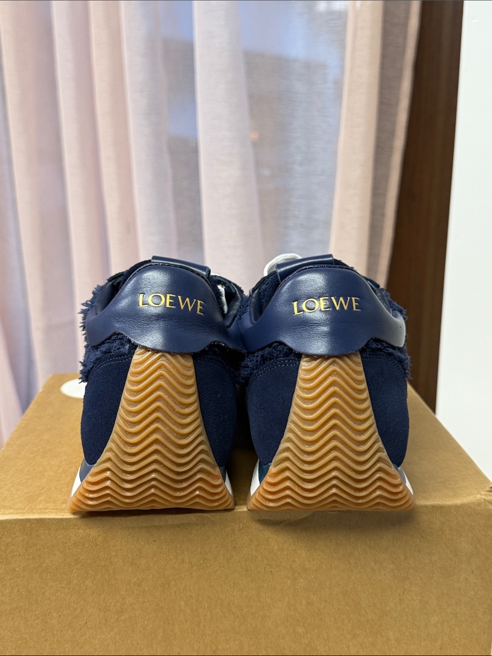 Women’s Loewe like Flow Runner Sneakers - Picture 6 of 15